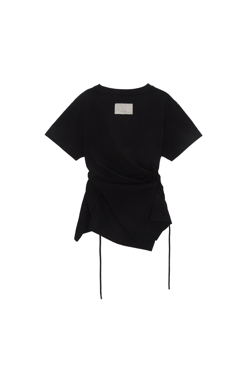 Matin Kim - String Slit Detail Top (Black) product image 2 | TRAB K-Fashion Australia