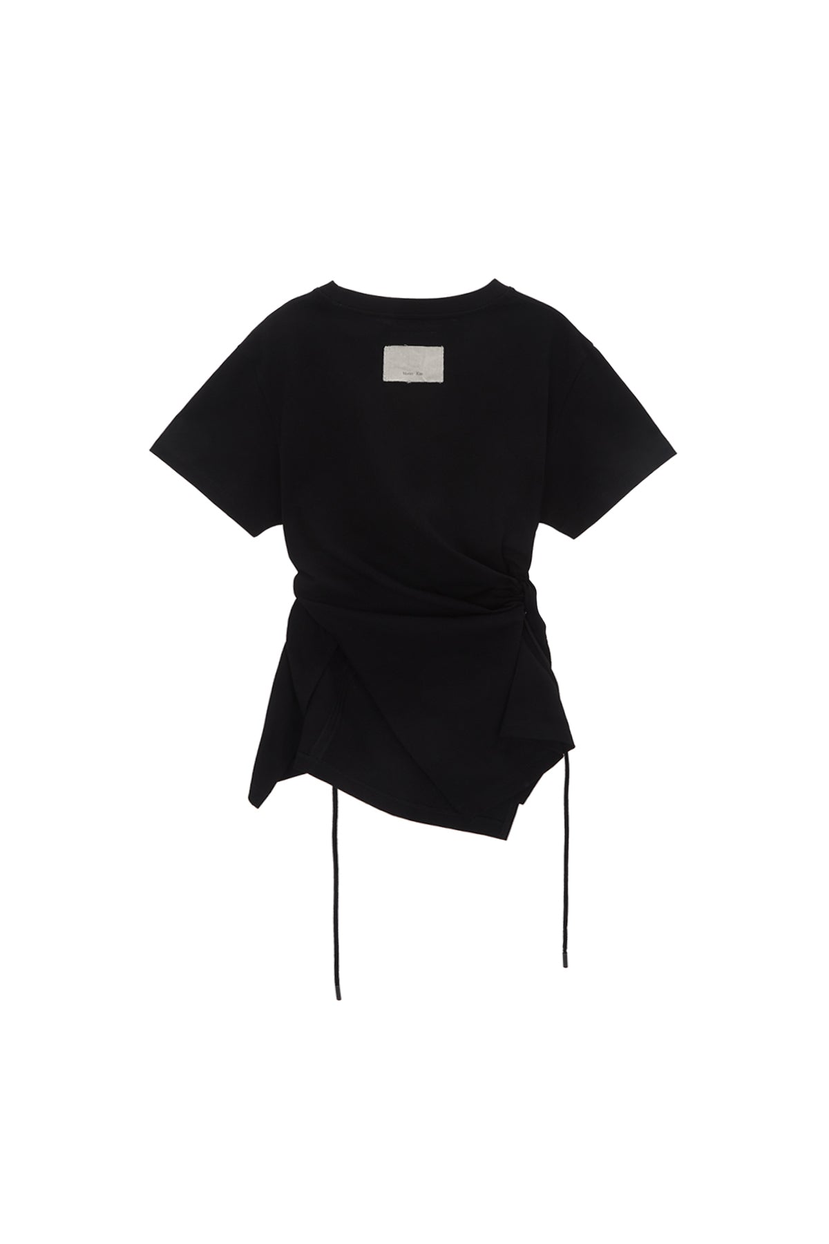 Matin Kim - String Slit Detail Top (Black) product image 2 | TRAB K-Fashion Australia