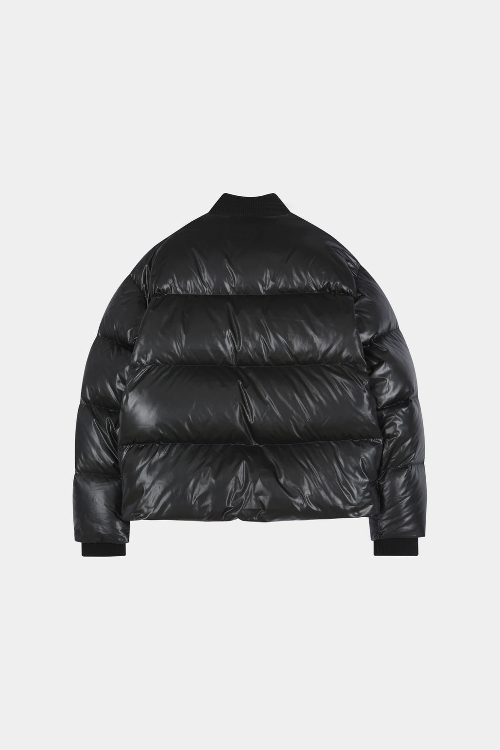Andersson Bell - Unisex Bomber Layered Down Jacket (Black) product image 13 | TRAB K-Fashion Australia