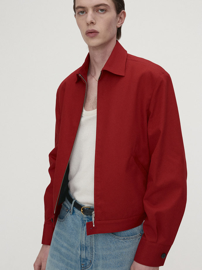 Tonywack - Cotton Twill French Blouson (Red) product image 4 | TRAB K-Fashion Australia