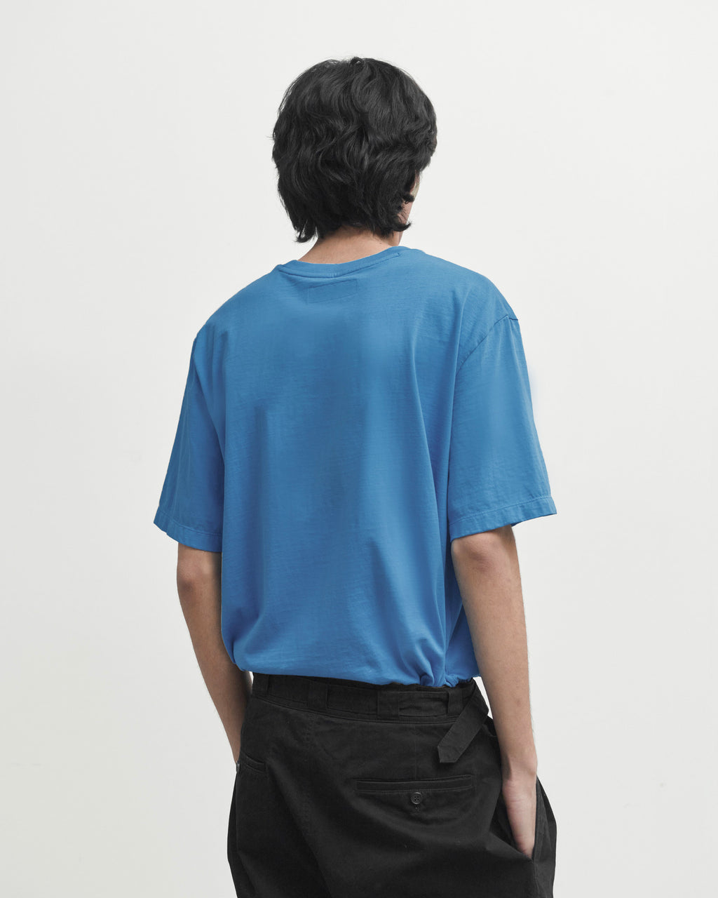 Brownyard - Waist Cut T Shirt (Blue) product image 2 | TRAB K-Fashion Australia