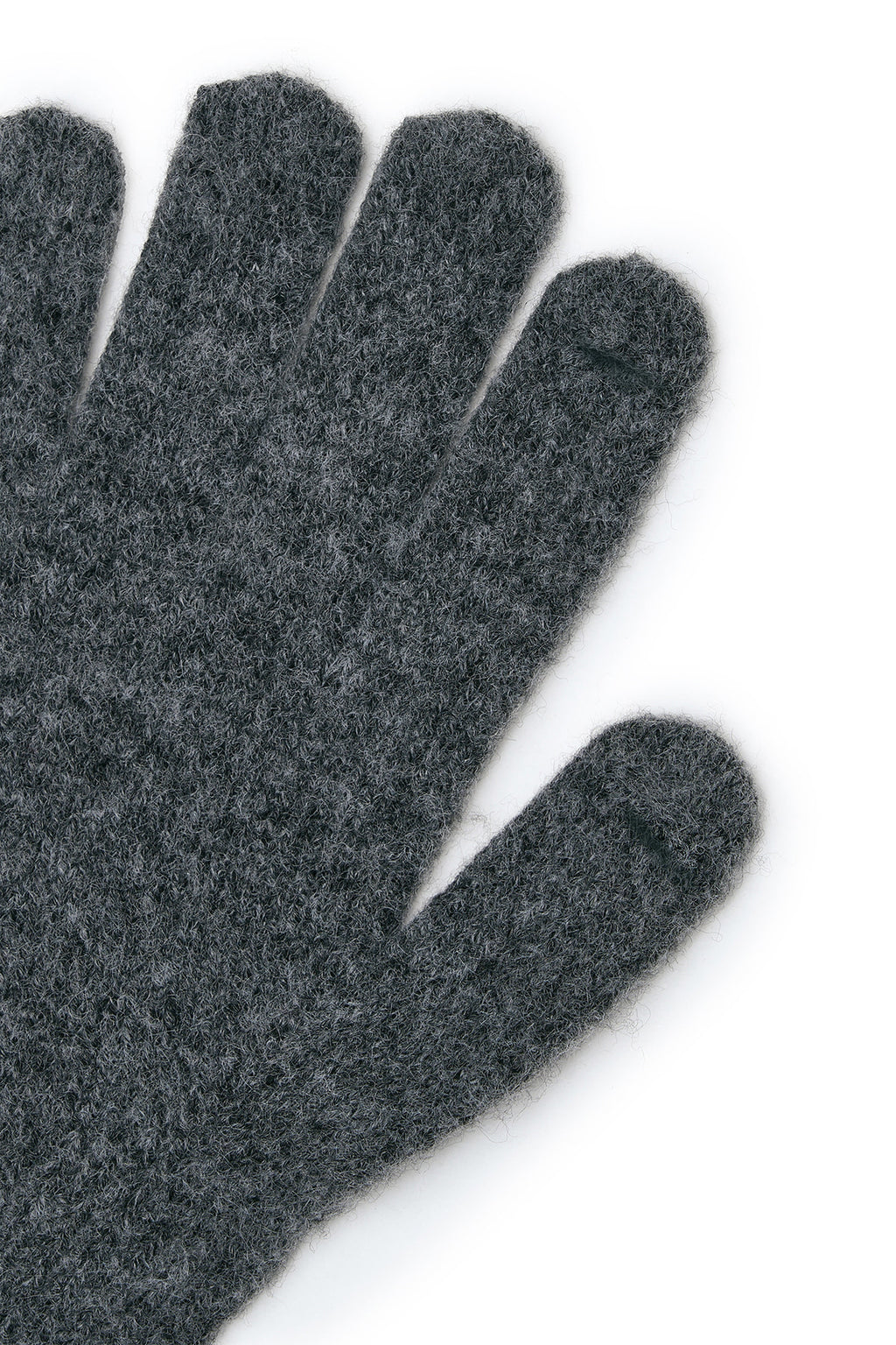 Matin Kim - Ribbon Finger Hole Gloves (Charcoal) product image 5 | TRAB K-Fashion Australia