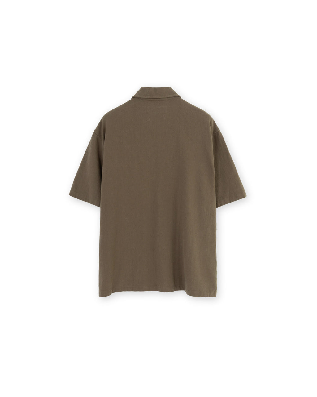 Brownyard - Open Collar Half Shirt (Mocha) product image 4 | TRAB K-Fashion Australia