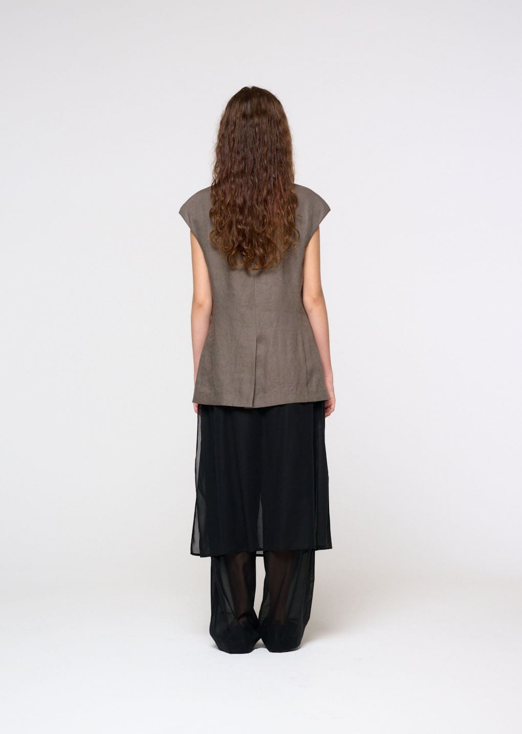 Amomento - Sheer Layered Pants (Black) product image 4 | TRAB K-Fashion Australia