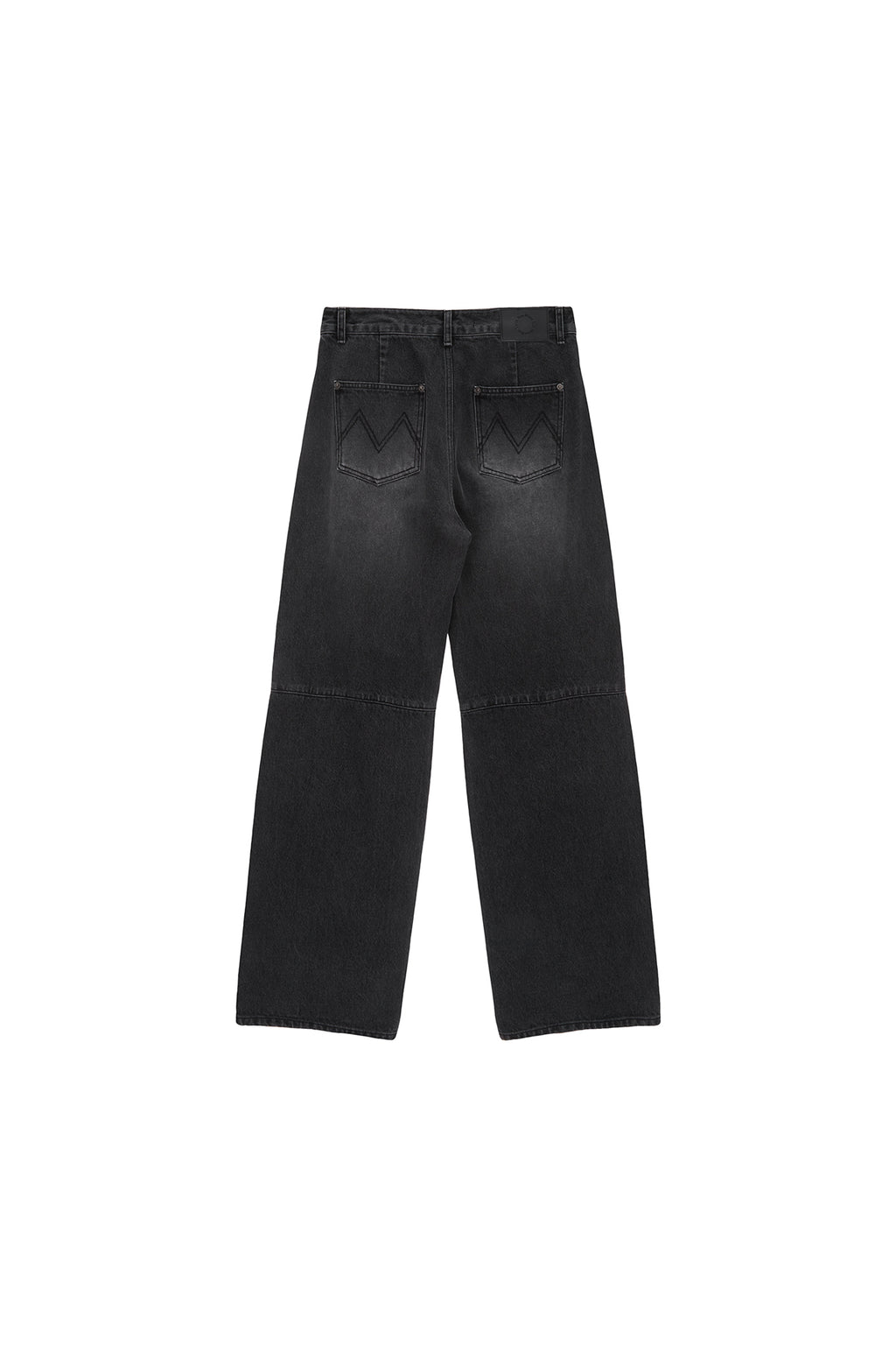 Matin Kim - Side Washed Denim Pants (Black) product image 2 | TRAB K-Fashion Australia