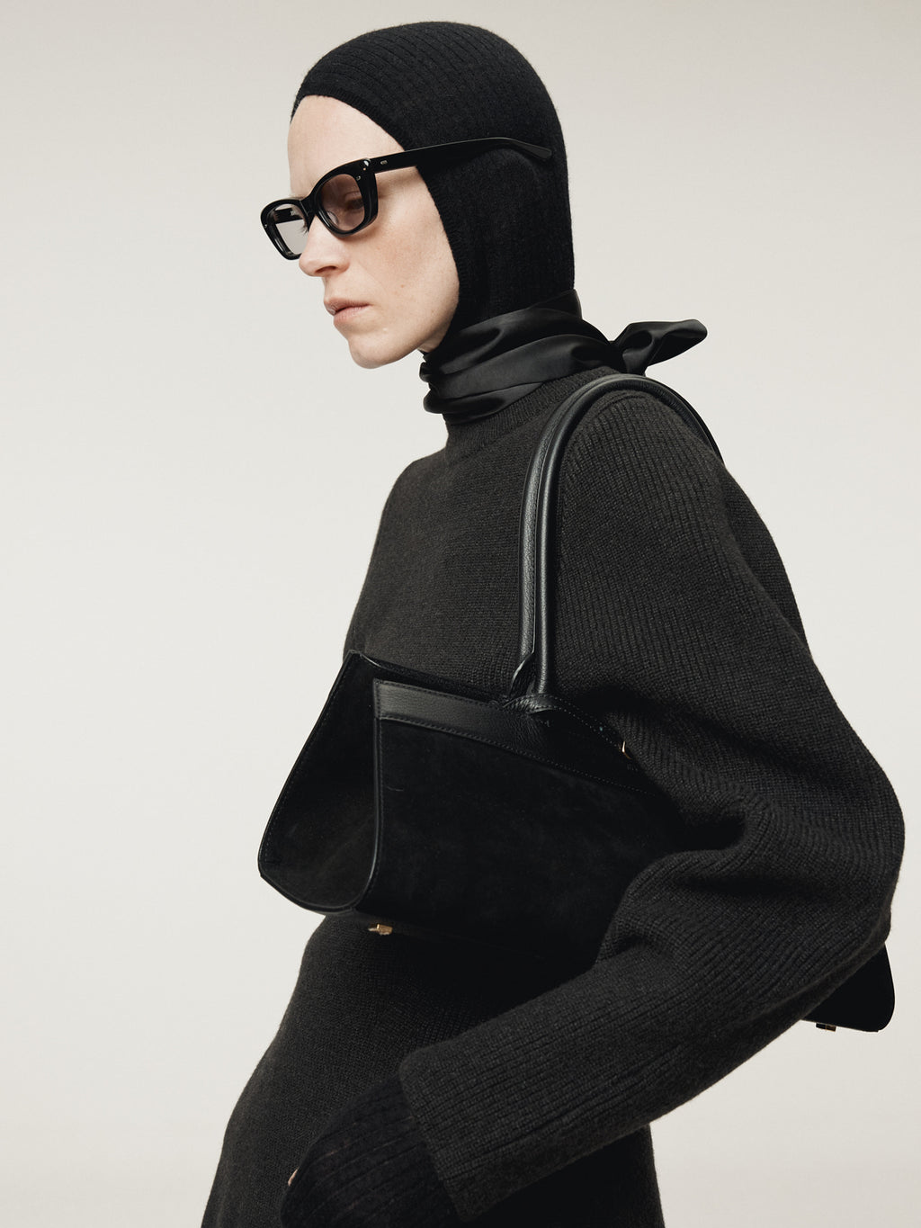 Recto - Volume Sleeve Structured Knit Top (Charcoal Grey) product image 7 | TRAB K-Fashion Australia