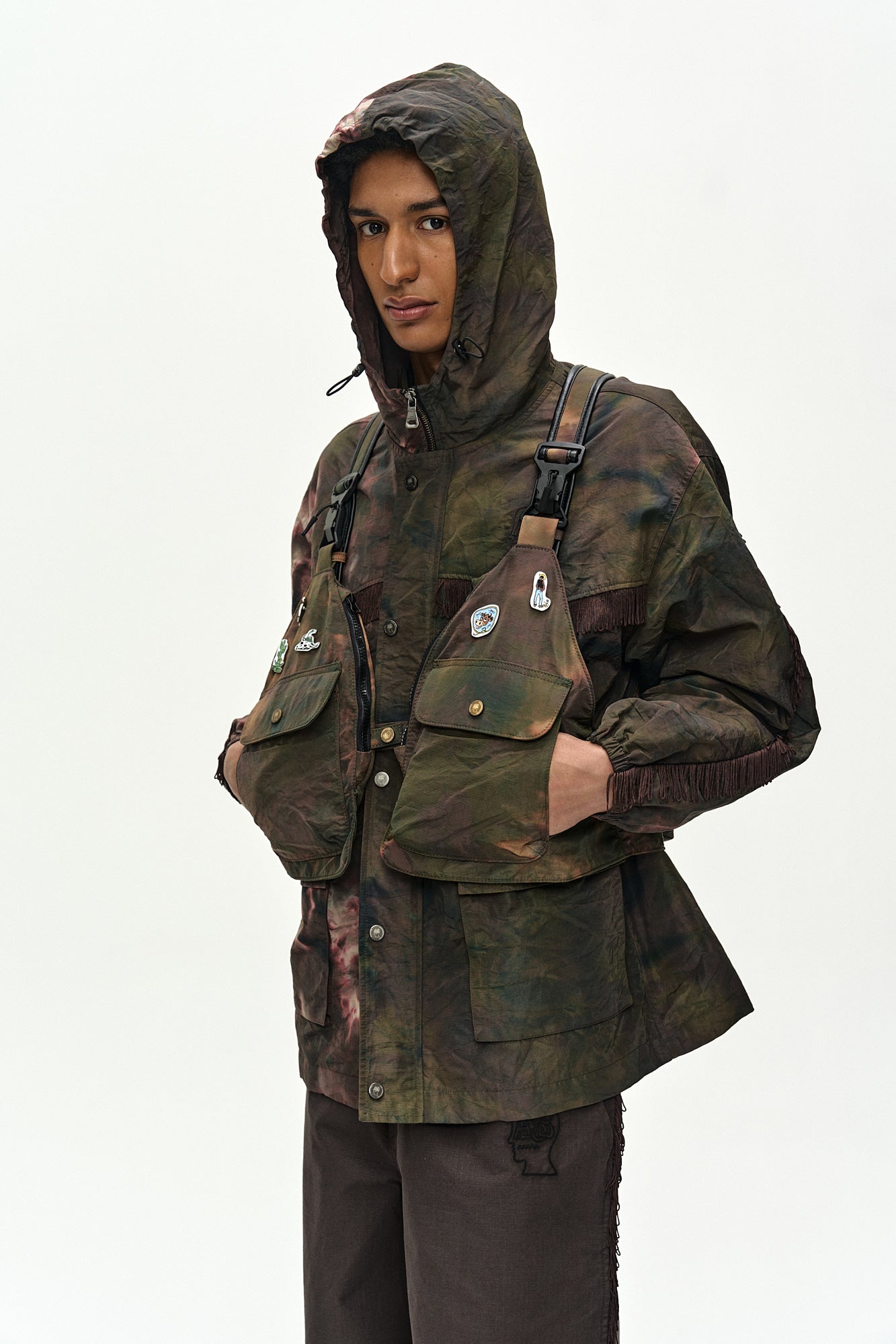 Andersson Bell - Andersson Bell X Brain Dead Triangolo Vest Backpack (Brown) product image 11 | TRAB K-Fashion Australia