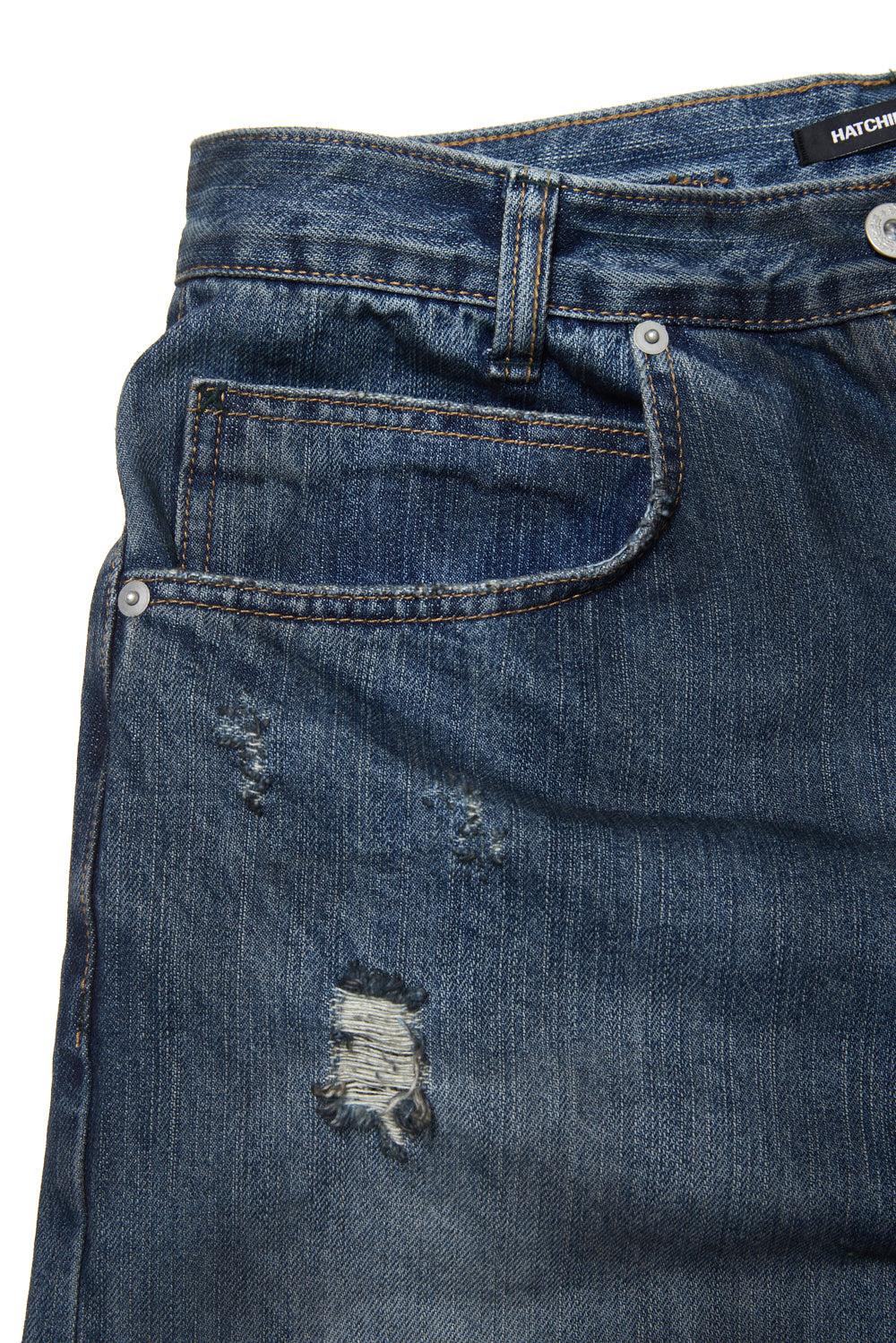 Hatchingroom - Regular Selvedge Jeans Dusty (Blue) product image 4 | TRAB K-Fashion Australia