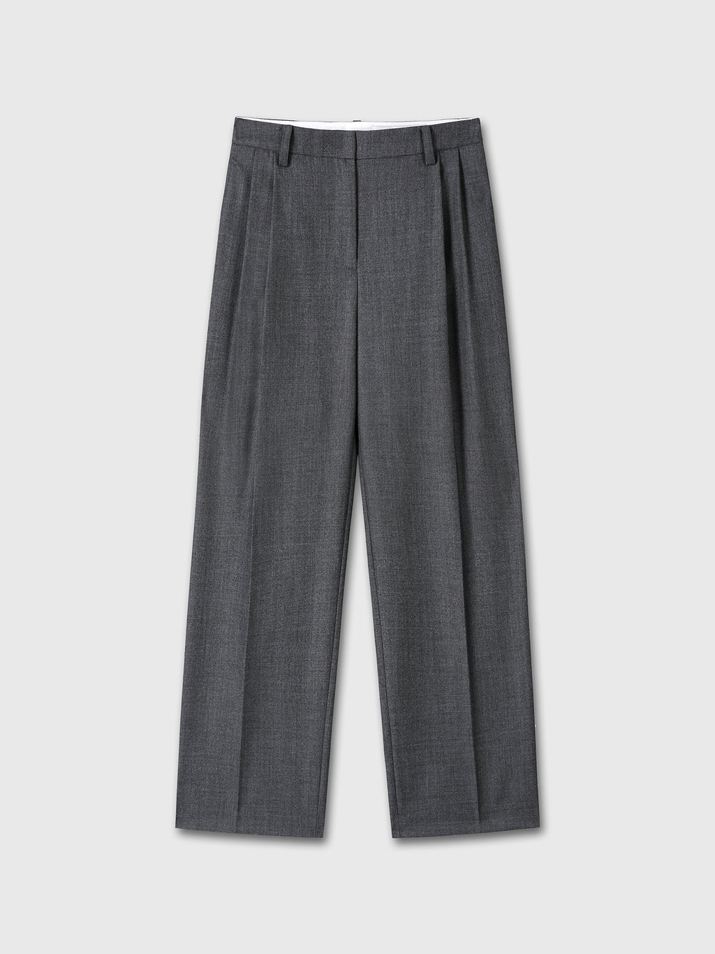 Tonywack - Pleated Wool Tailored Pants (Grey) product image 7 | TRAB K-Fashion Australia