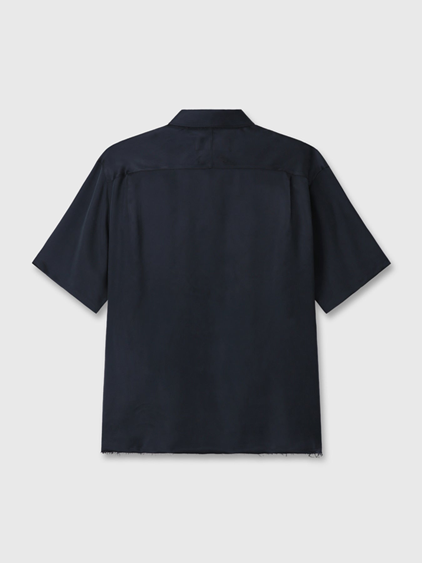 Tonywack - Fluid Cupro Shirt (Japanese Fabric) (Navy) product image 9 | TRAB K-Fashion Australia