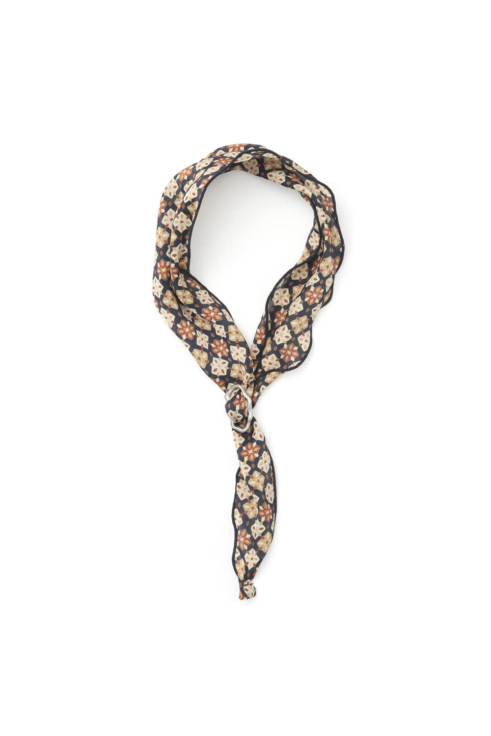 Hatchingroom - Keyring Scarf Multi Pattern Brown (OC) product image 1 | TRAB K-Fashion Australia