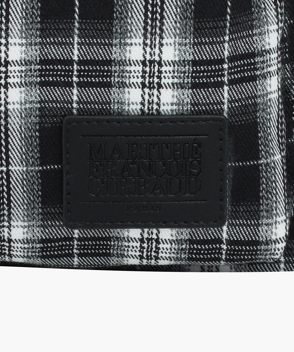 Marithe & Francois Girbaud - Classic Logo Day Backpack (Check) product image 4 | TRAB K-Fashion Australia