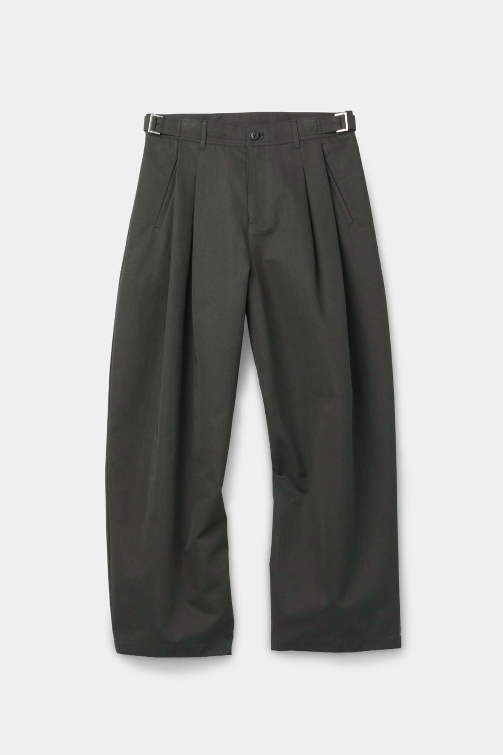 Coor - Cinched Side Heavy Chino Pants (Charcoal) product image 1 | TRAB K-Fashion Australia