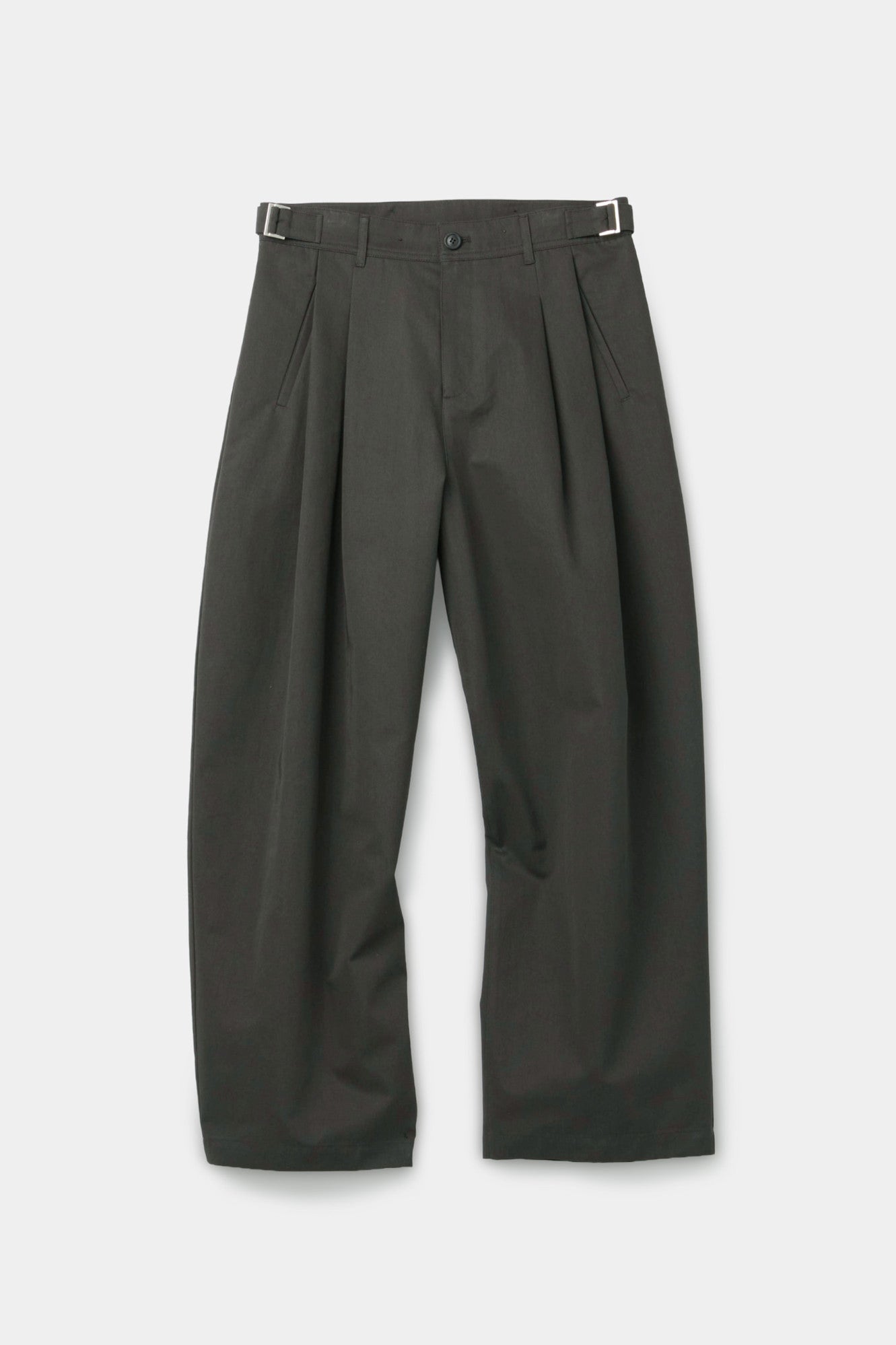 Coor - Cinched Side Heavy Chino Pants (Charcoal) product image 1 | TRAB K-Fashion Australia