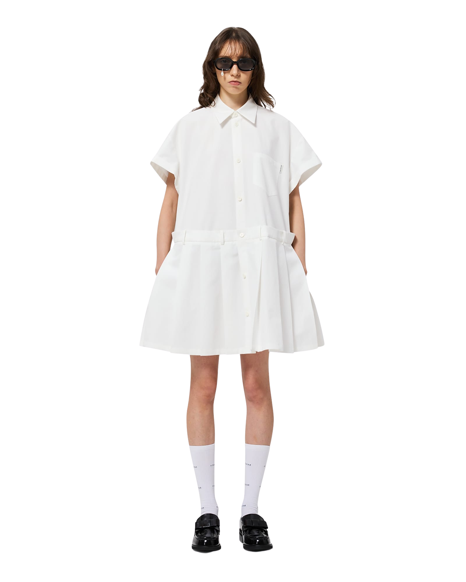 Kimhe Kim - Kokka Shirt Dress (White) product image 7 | TRAB K-Fashion Australia