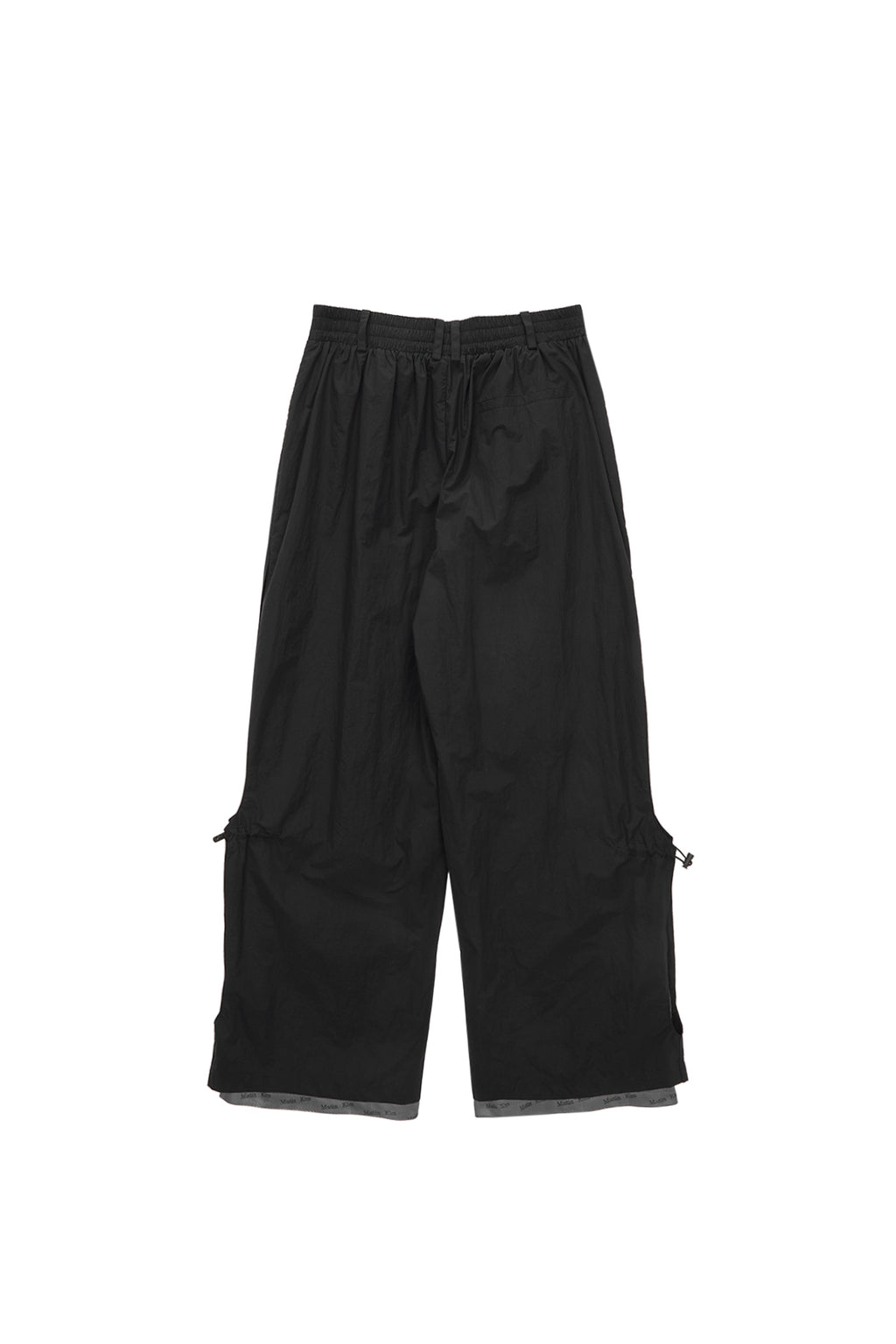 Matin Kim - Side Cut Out Layered Pants (Black) product image 2 | TRAB K-Fashion Australia
