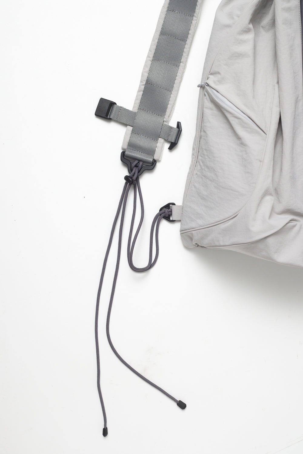 Hatchingroom - String Backpack Nylon Light (Grey) product image 3 | TRAB K-Fashion Australia