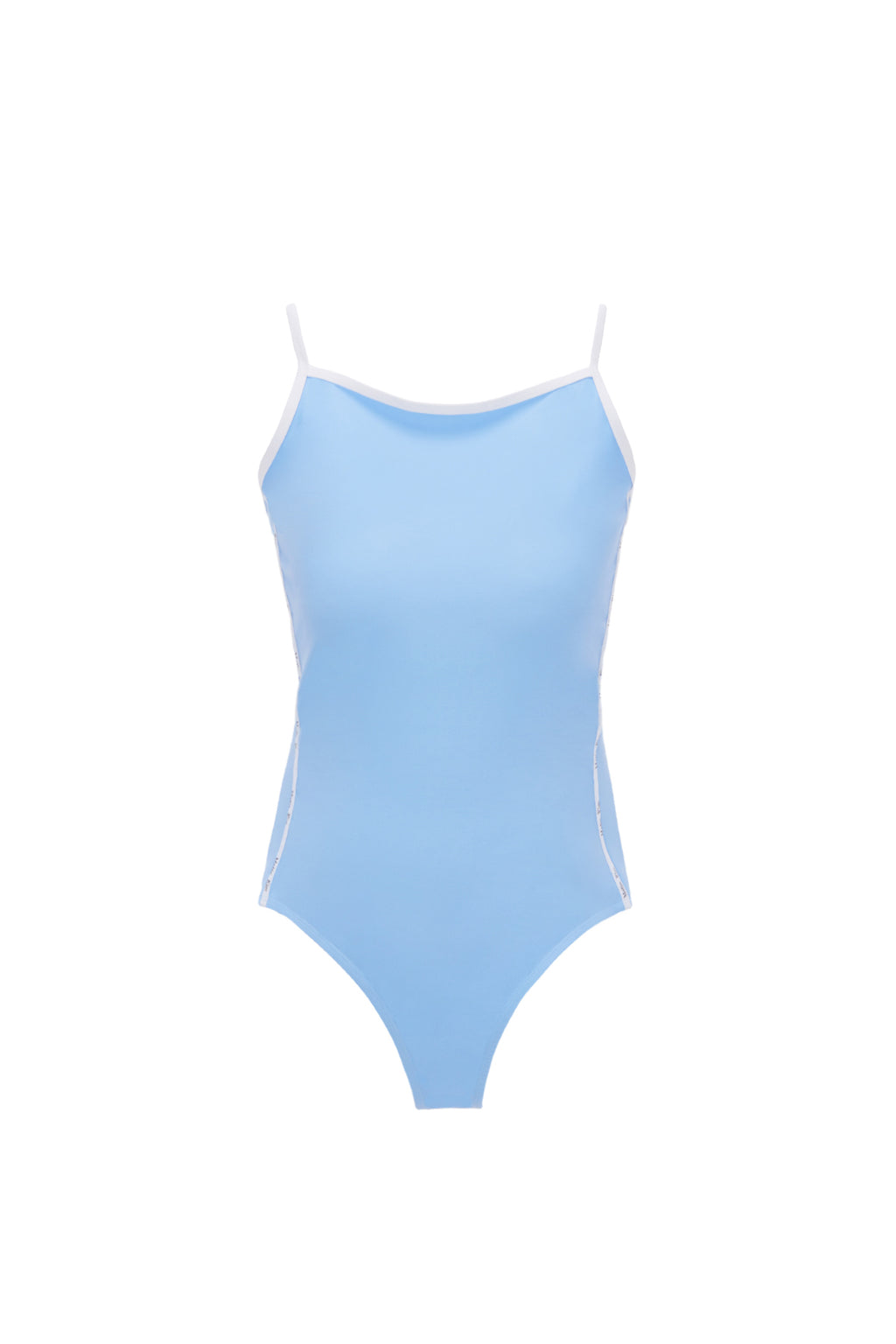 Matin Kim - Logo Strap Swimsuit (Sky) product image 1 | TRAB K-Fashion Australia