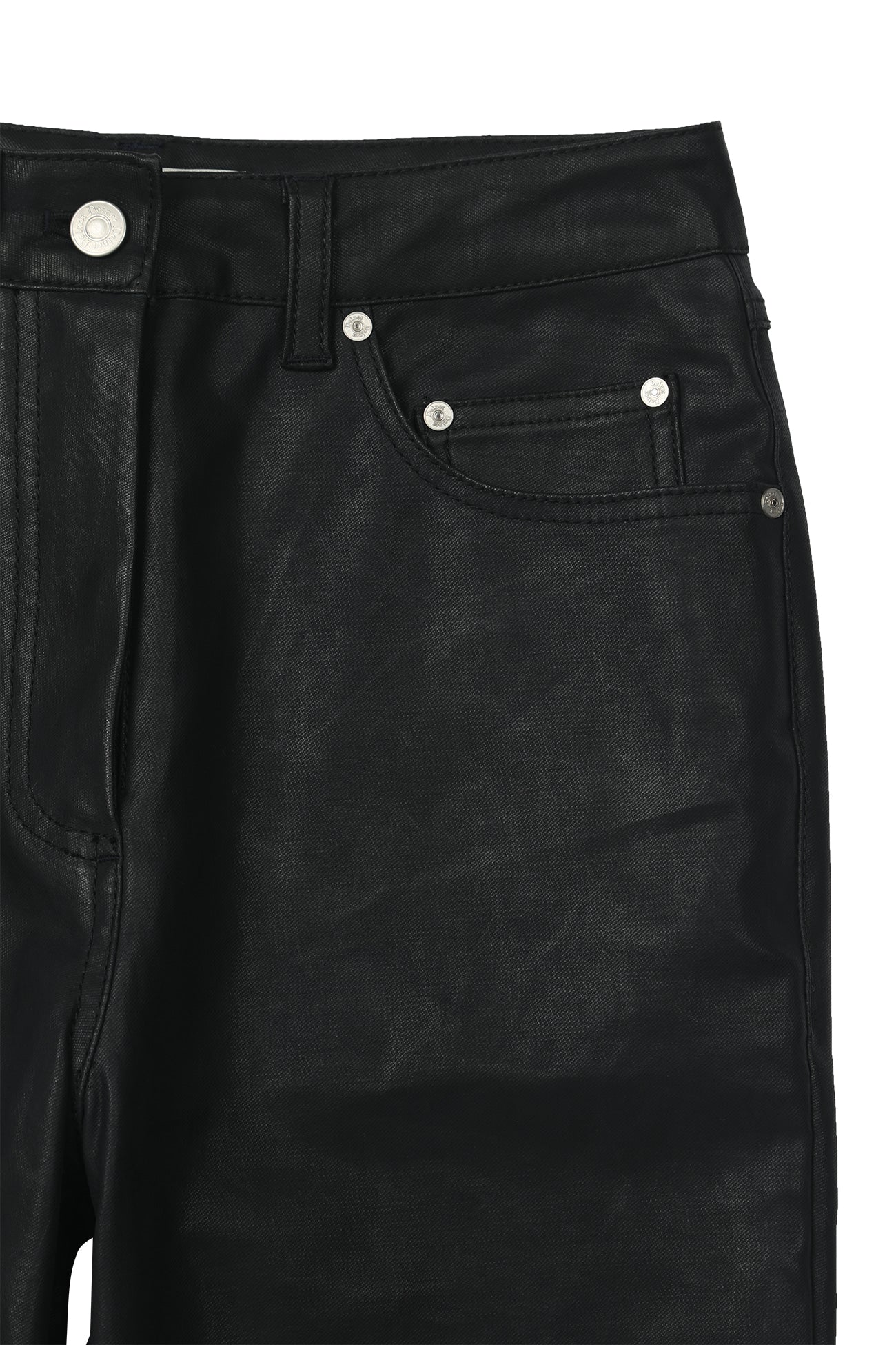 Deinet - Coated Span Trousers (Black) product image 15 | TRAB K-Fashion Australia