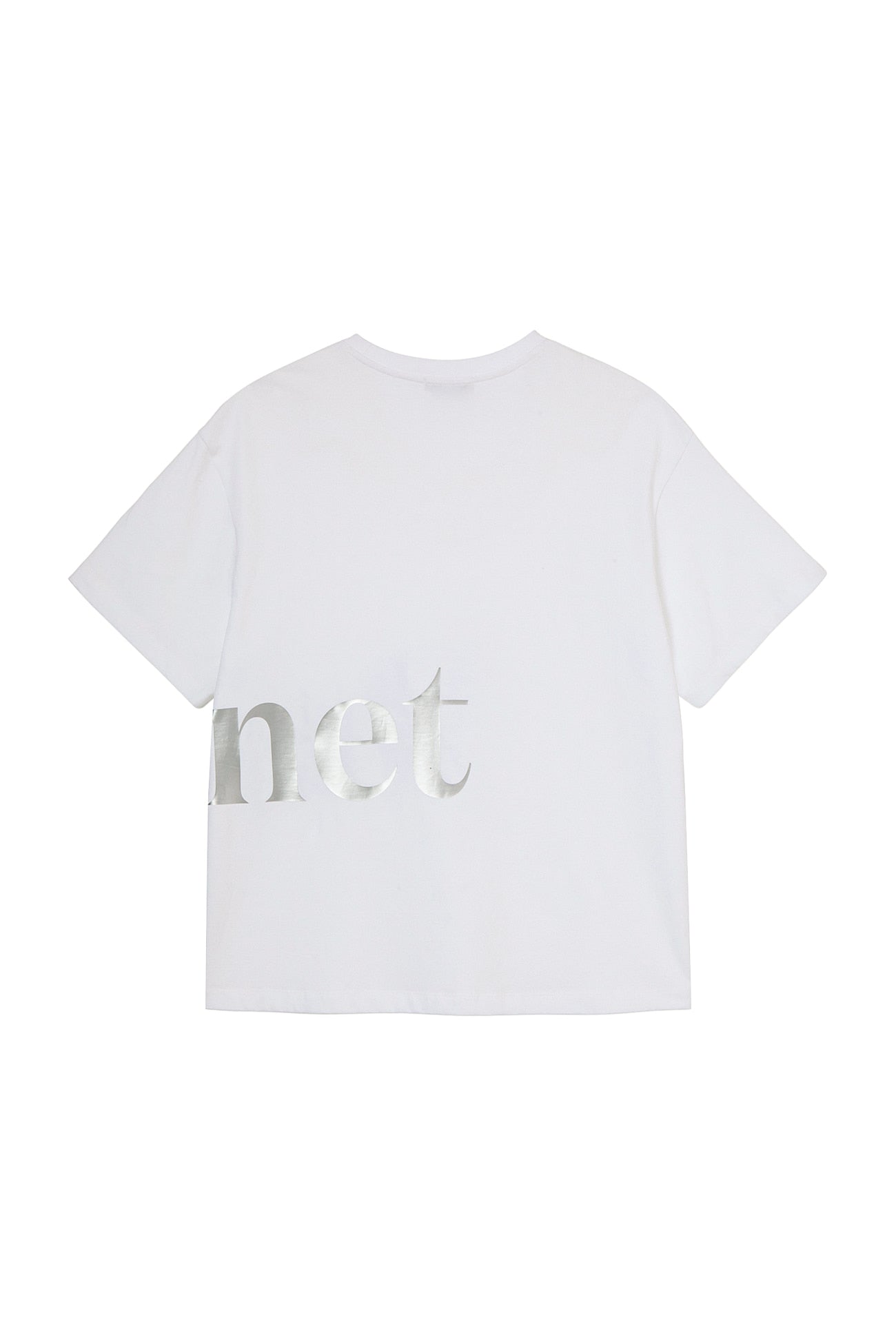 Deinet - Silver Logo T-Shirt (White) product image 9 | TRAB K-Fashion Australia