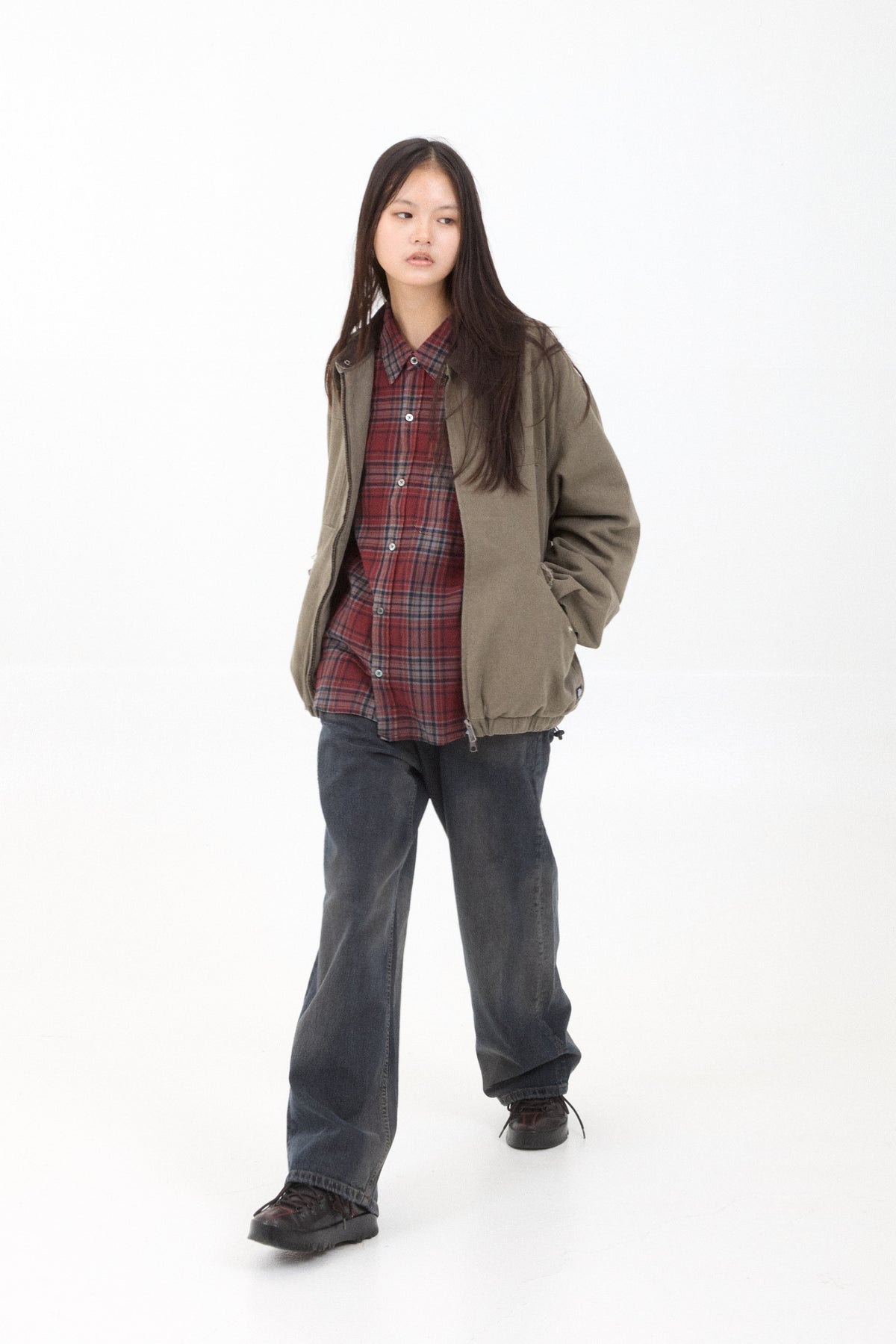 Hatchingroom - Detachable Flight Jacket (Olive) product image 9 | TRAB K-Fashion Australia