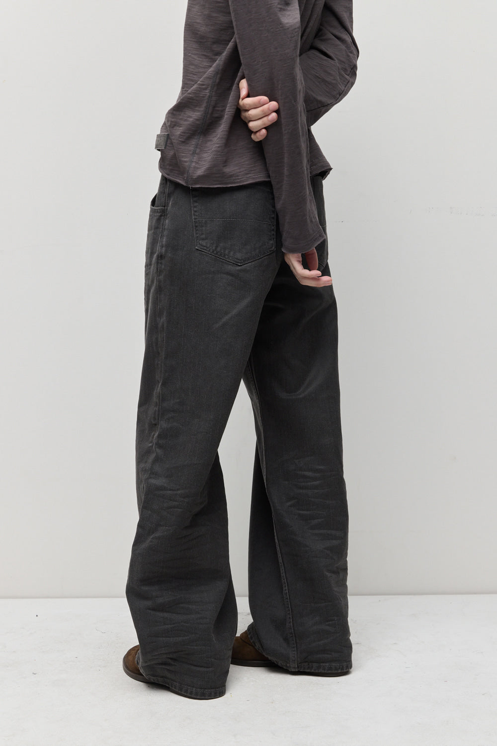 Hatchingroom - VTG Waxed Jeans (Charcoal) product image 17 | TRAB K-Fashion Australia