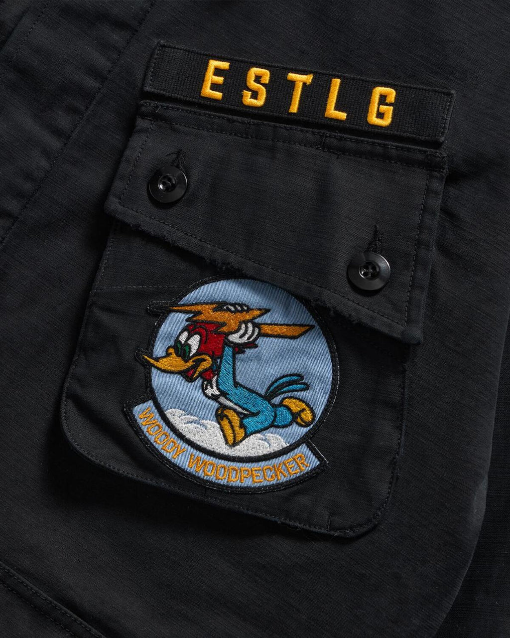 Eastlogue - Comic Jungle Fatigue Jacket (Black) product image 5 | TRAB K-Fashion Australia