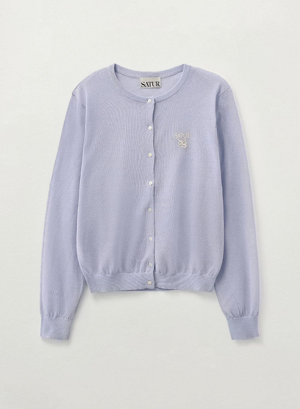 Satur - (W) Sheer Linen Long Sleeve Cardigan (Lavender) product image 1 | TRAB K-Fashion Australia