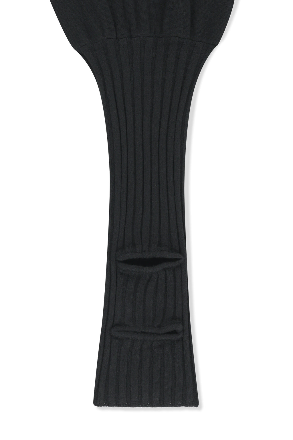 Matin Kim - Leg Warmer Knit Jogger Pants (Black) product image 5 | TRAB K-Fashion Australia