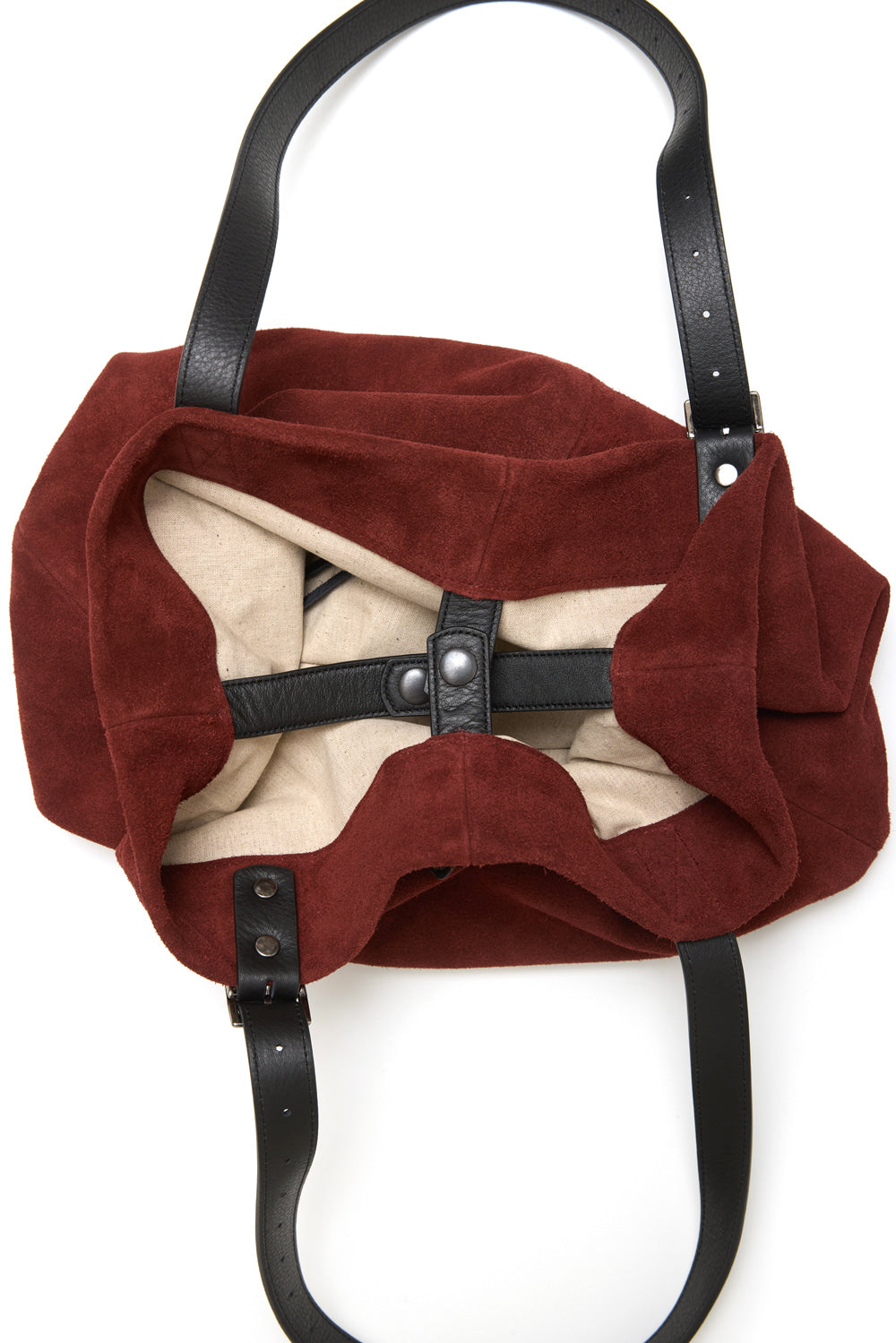 Hatchingroom - Suede Tote Dark (Red) product image 5 | TRAB K-Fashion Australia