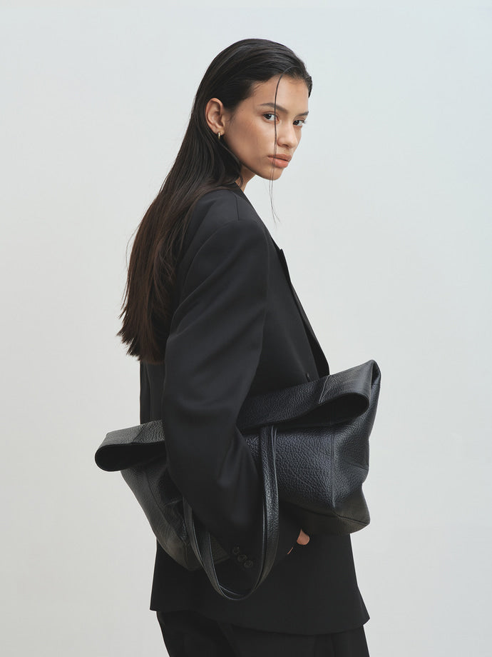 Tonywack - Wool Twill Double-Breasted Tailored Jacket (Black) product image 8 | TRAB K-Fashion Australia