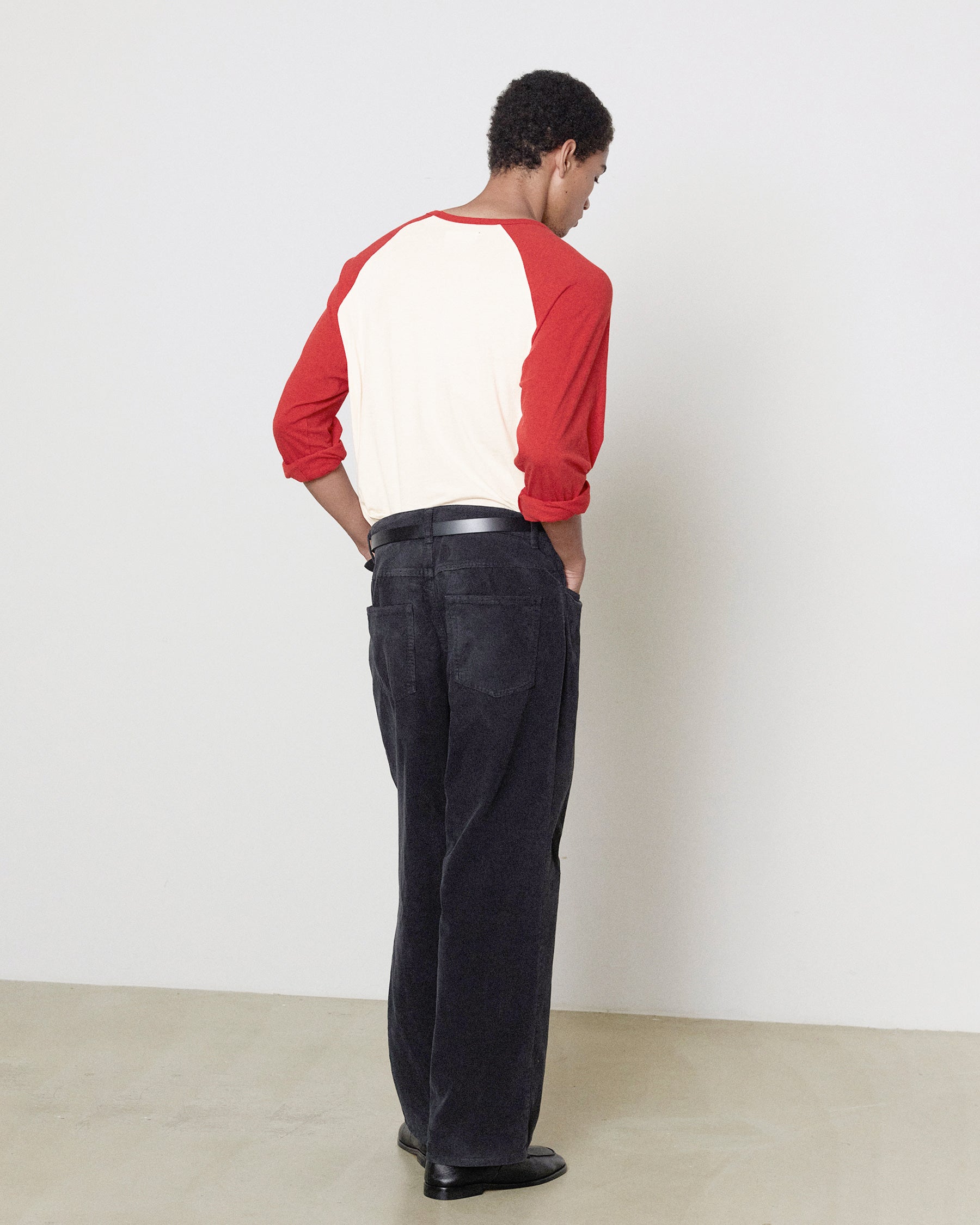 Brownyard - Cut Off Raglan Long Sleeve (Red) product image 3 | TRAB K-Fashion Australia