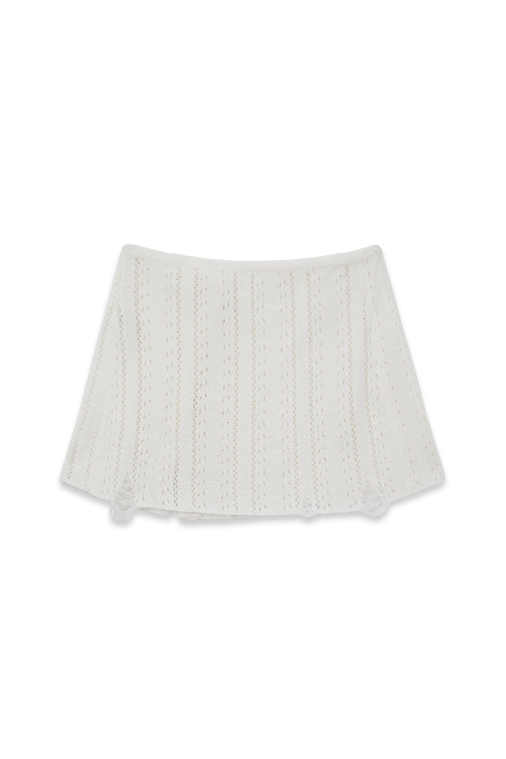 Matin Kim - Punching Wrap Mini Skirt (Ivory) product image 3 | TRAB K-Fashion Australia