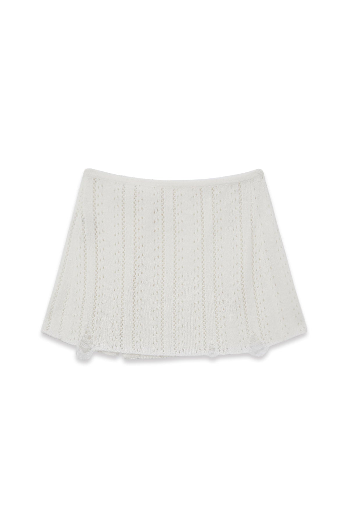 Matin Kim - Punching Wrap Mini Skirt (Ivory) product image 3 | TRAB K-Fashion Australia