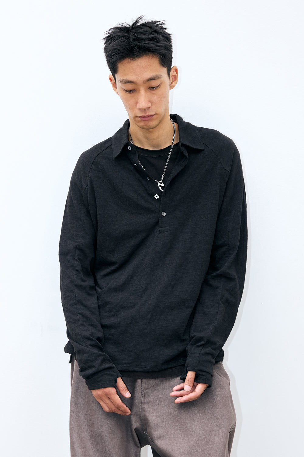 Hatchingroom - Polo Tee (Black) product image 6 | TRAB K-Fashion Australia
