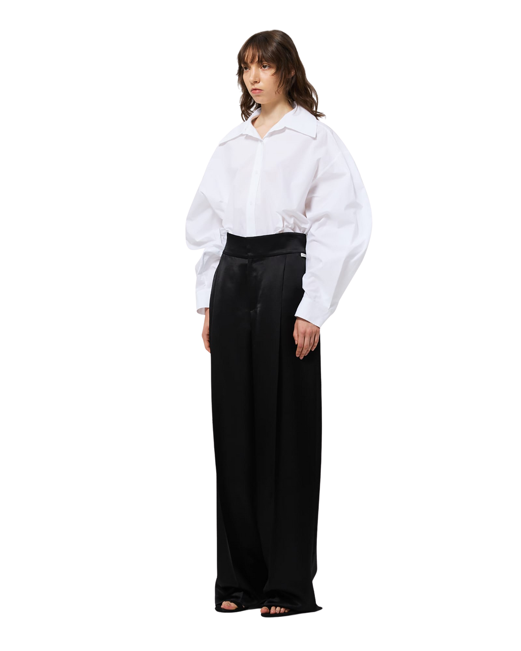 Kimhe Kim - Belted Wide Pants (Black) product image 3 | TRAB K-Fashion Australia