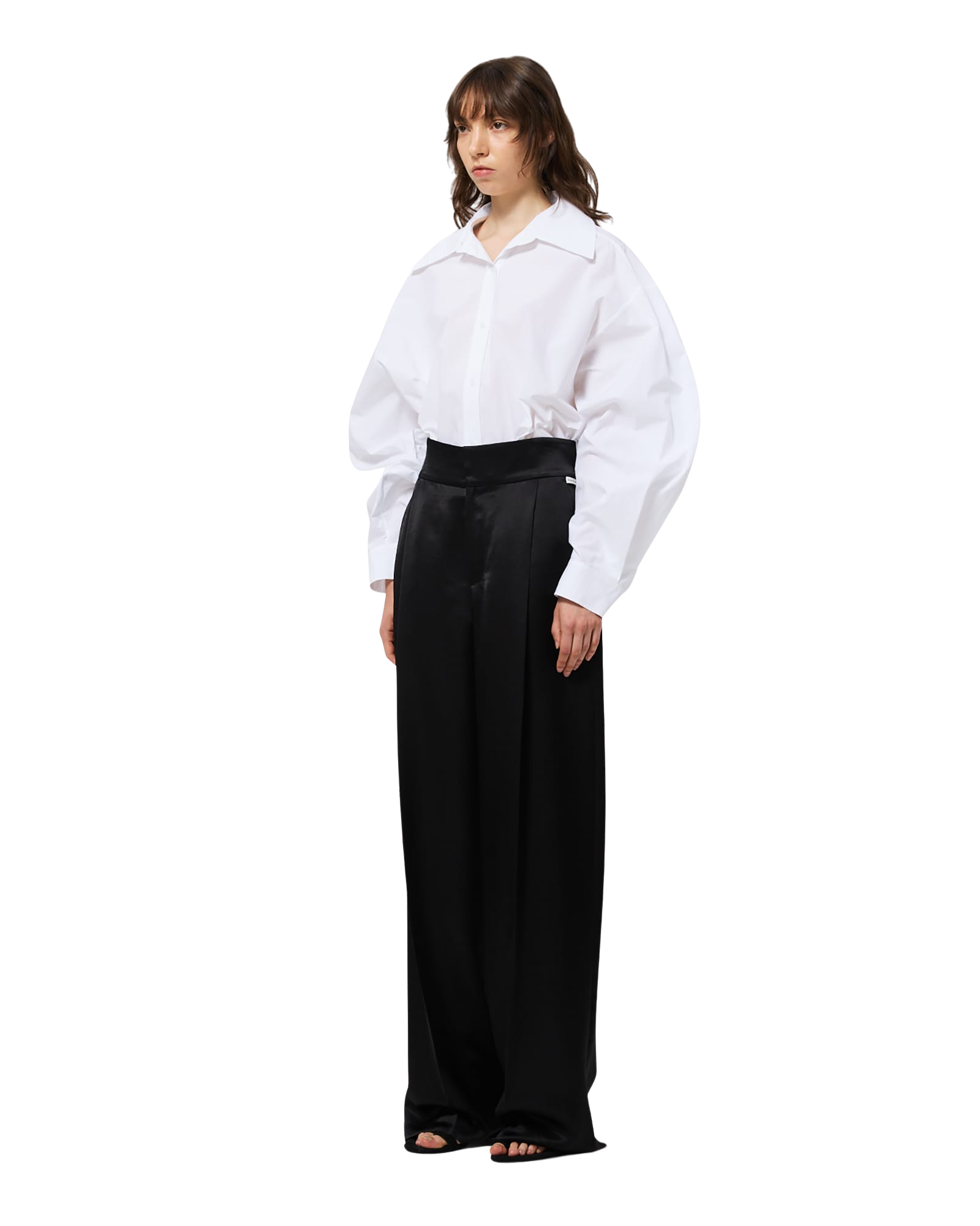 Kimhe Kim - Belted Wide Pants (Black) product image 3 | TRAB K-Fashion Australia