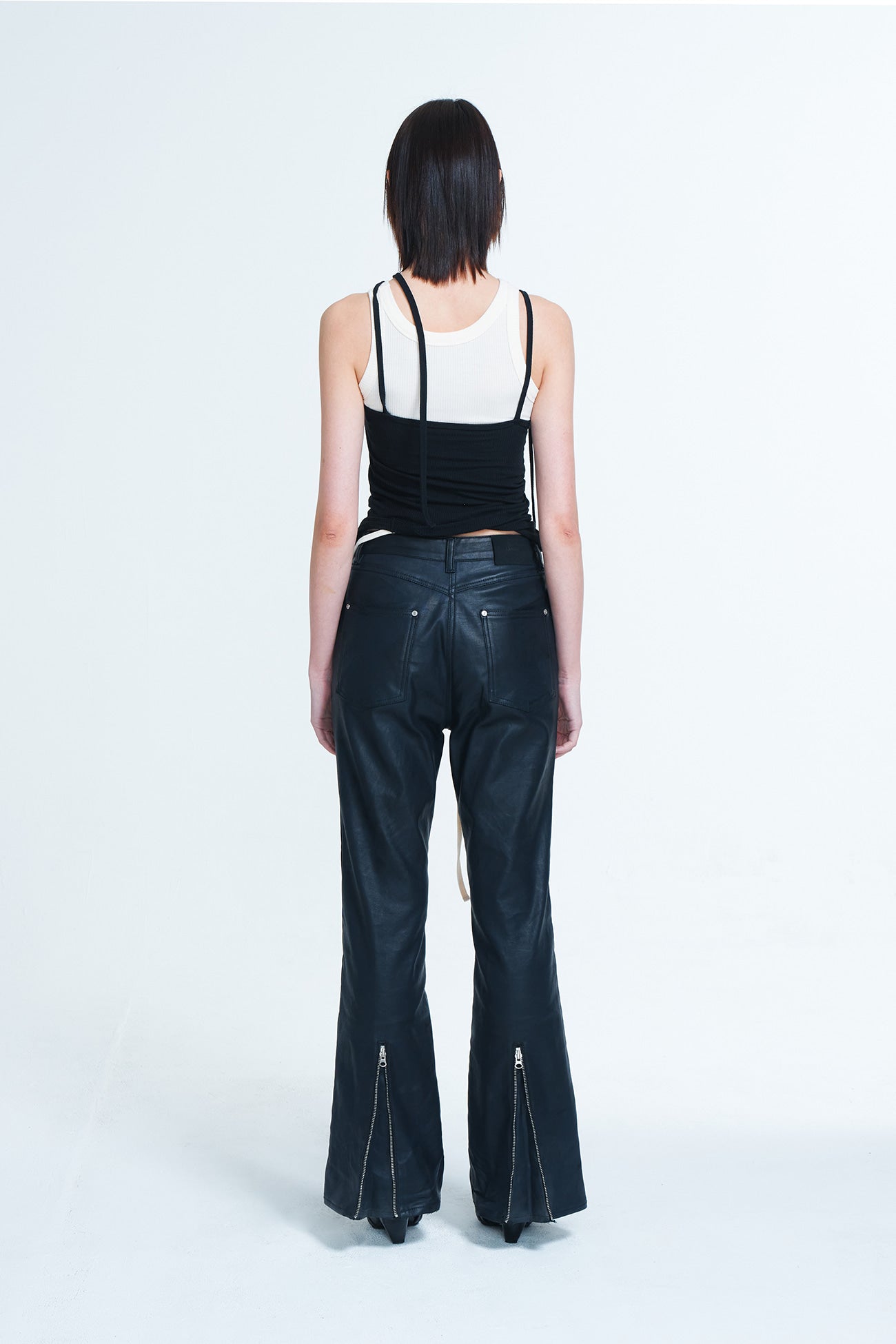 Deinet - Coated Span Trousers (Black) product image 6 | TRAB K-Fashion Australia