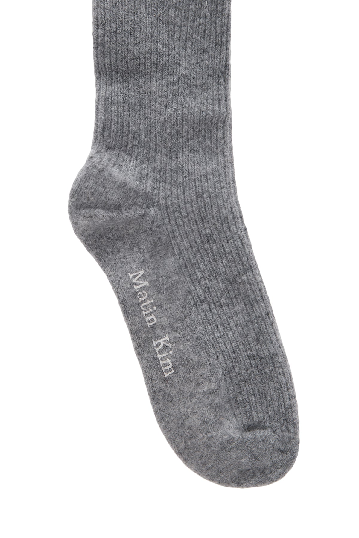 Matin Kim - Wool Blended Half Socks (Grey) product image 3 | TRAB K-Fashion Australia