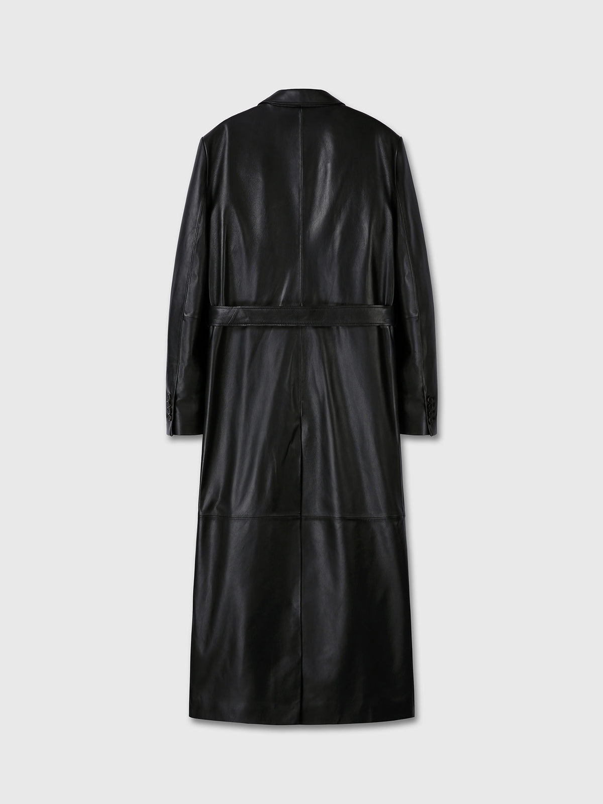 Tonywack - Nappa Leather Double-Breasted Coat (Black) product image 11 | TRAB K-Fashion Australia