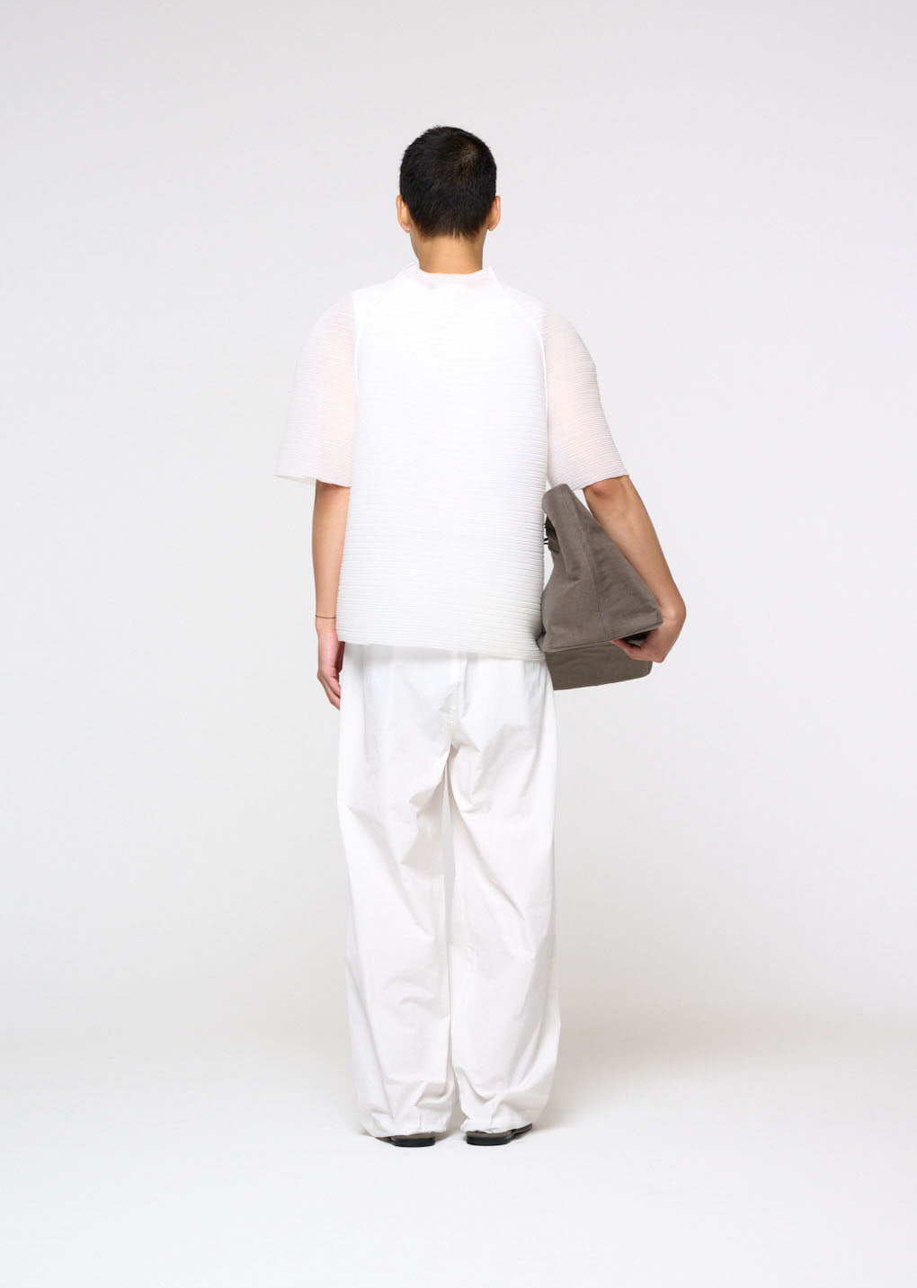 Amomento - Men's Pleats Raglan Top (White) product image 4 | TRAB K-Fashion Australia