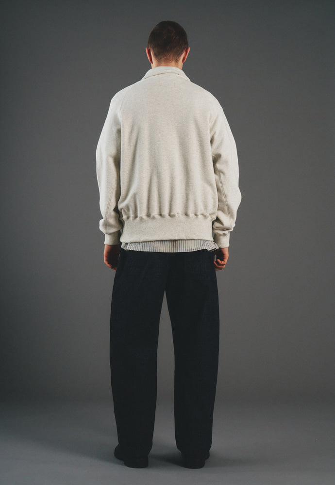 Art if acts - Half Zipup Sweat Shirt (Oatmeal) product image 4 | TRAB K-Fashion Australia