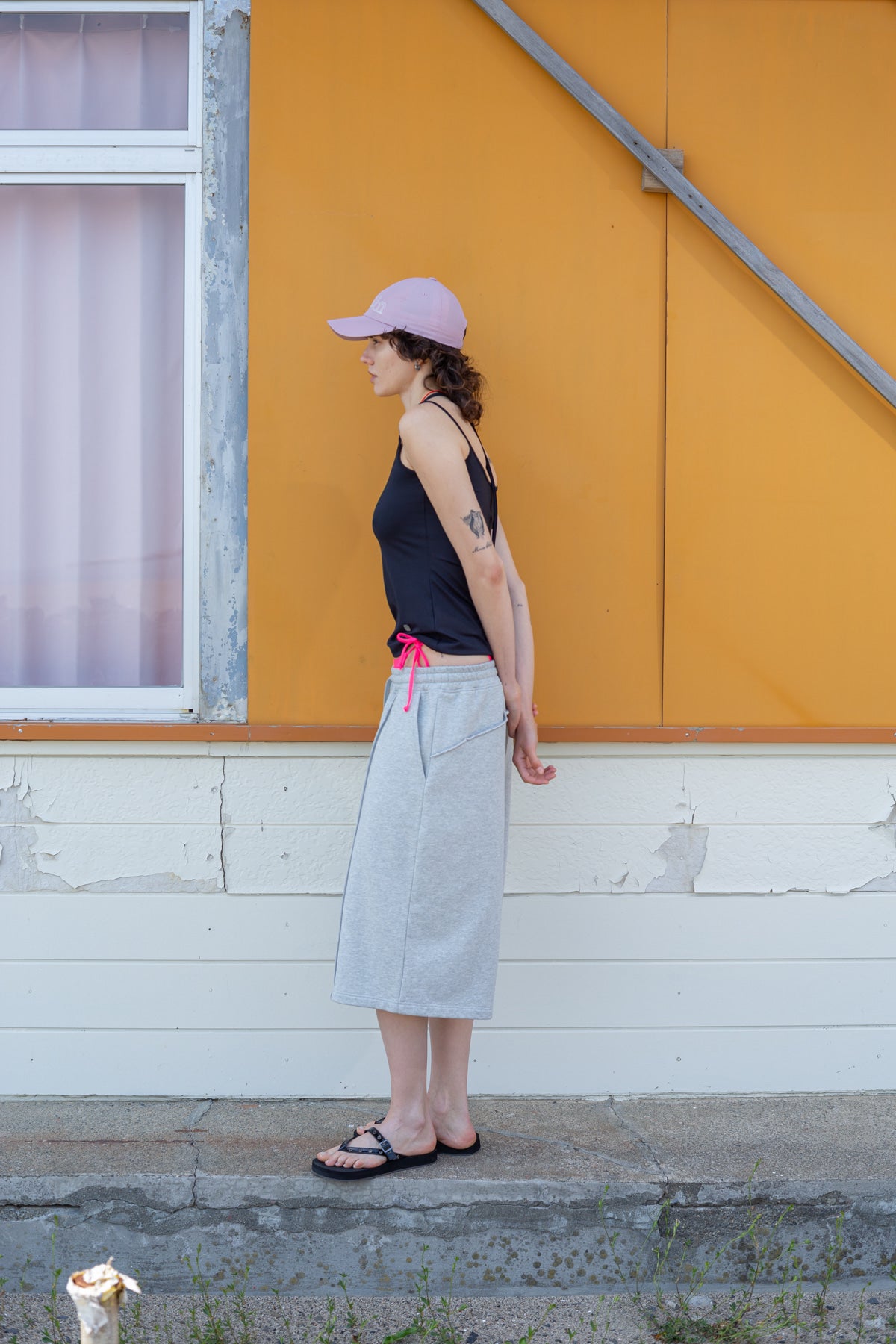 Matin Kim - String Halter Neck Tank Top (Black) product image 7 | TRAB K-Fashion Australia