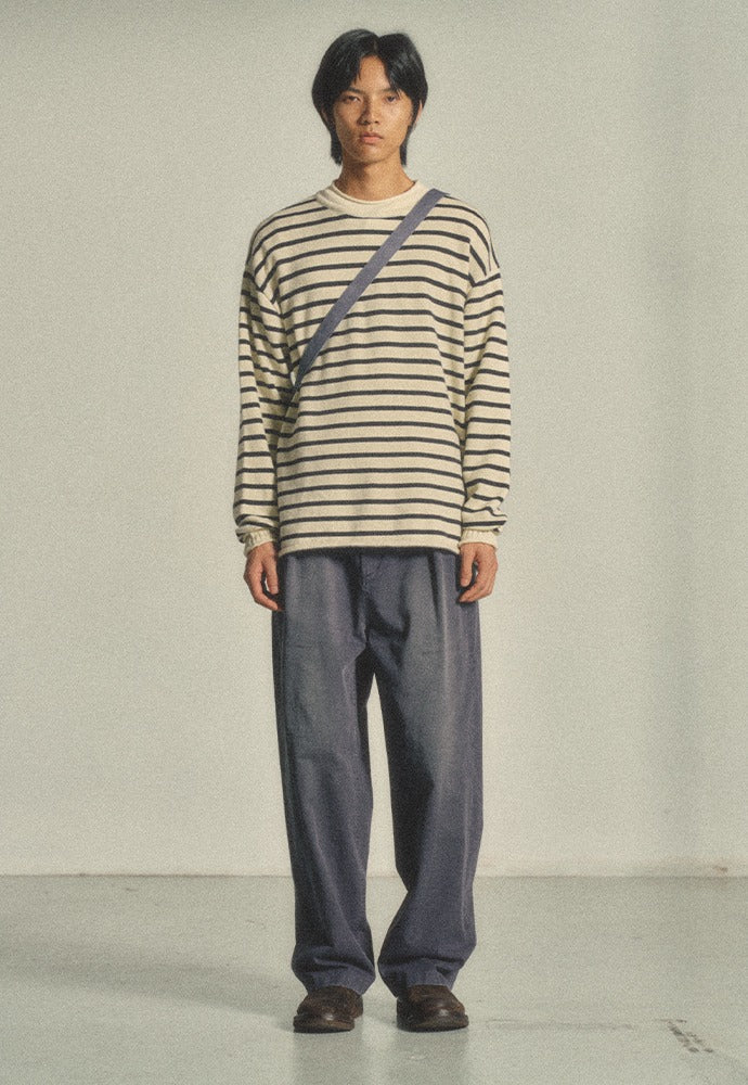 Art if acts - Roll up Pullover Knit (Ivory) product image 1 | TRAB K-Fashion Australia