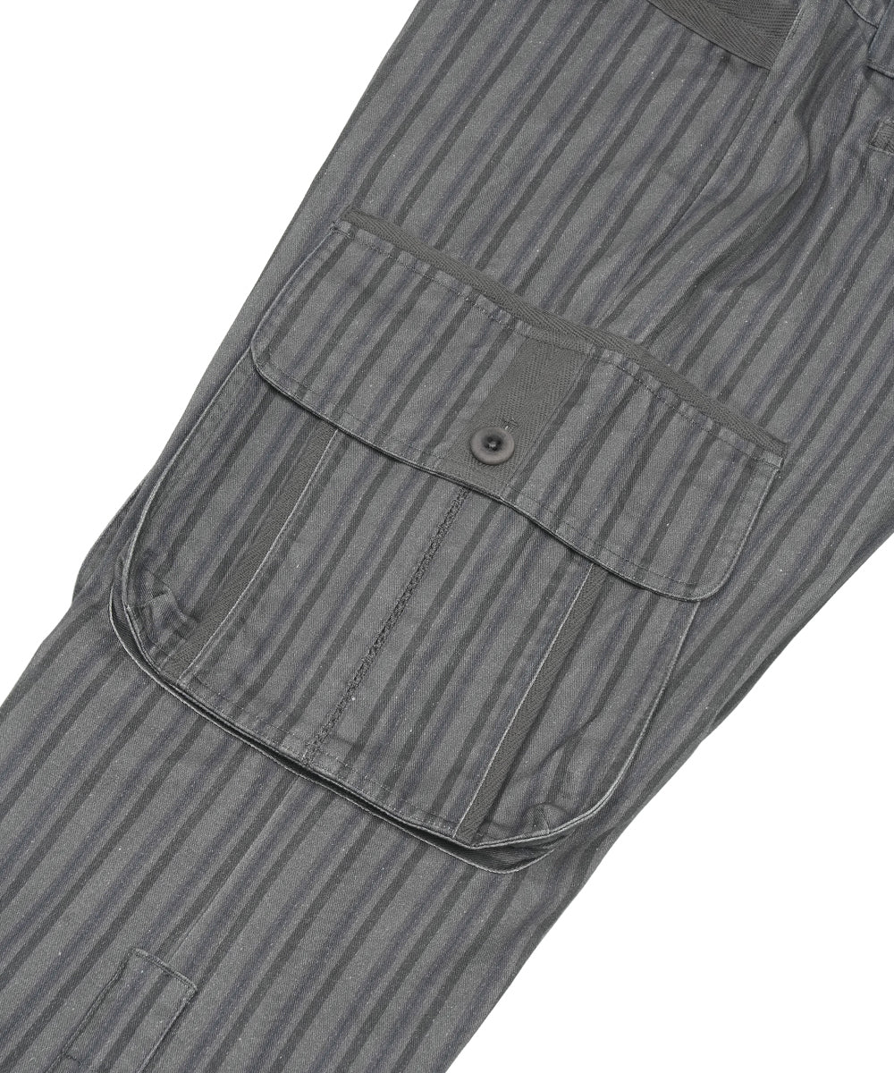Coyseio - Stripe Big Pocket Cargo Pants (Charcoal) product image 14 | TRAB K-Fashion Australia