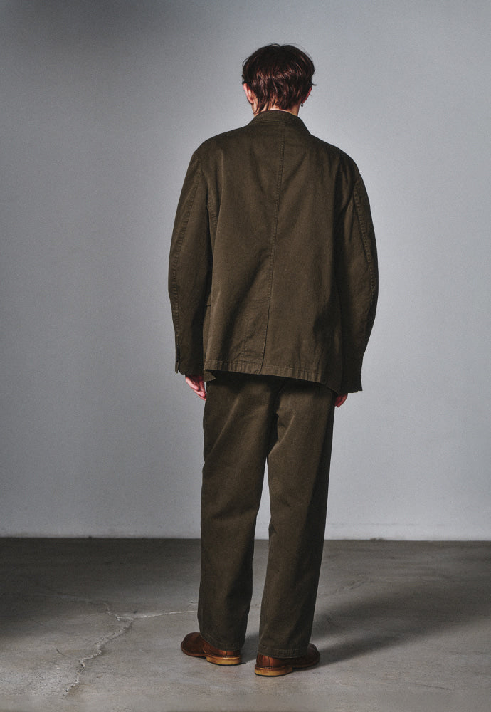 Art if acts - Washed 3 Button Blazer (Olive) product image 3 | TRAB K-Fashion Australia