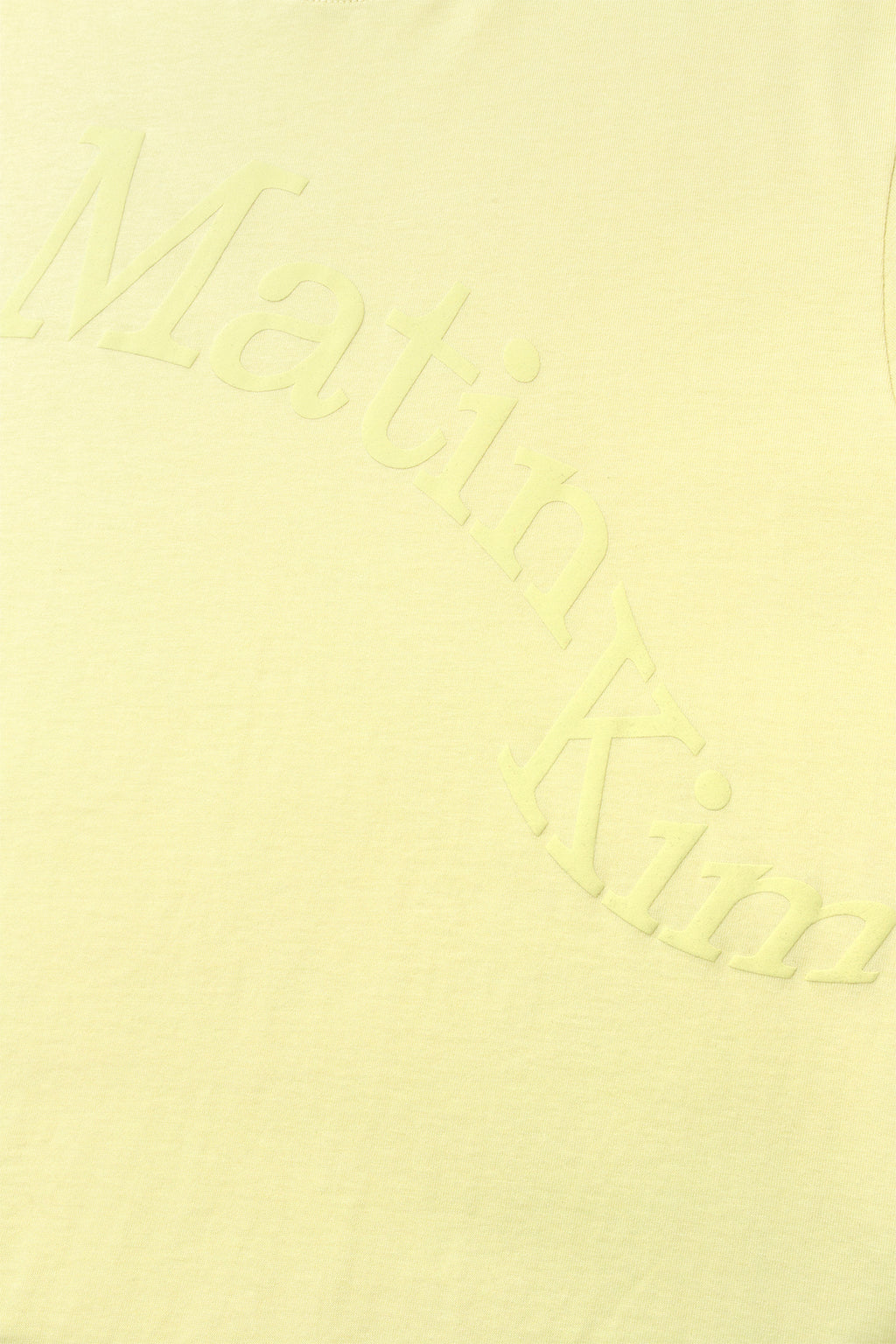 Matin Kim - Matin Wave Printing Logo Top (Yellow) product image 3 | TRAB K-Fashion Australia
