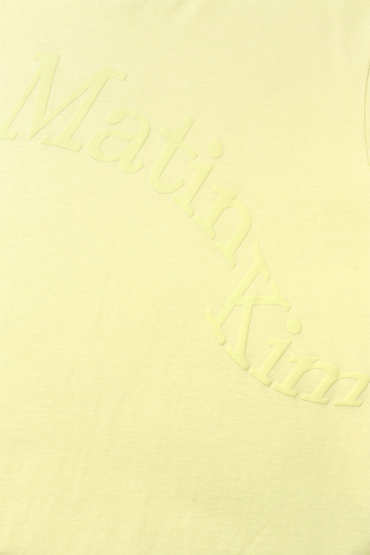 Matin Kim - Matin Wave Printing Logo Top (Yellow) product image 3 | TRAB K-Fashion Australia