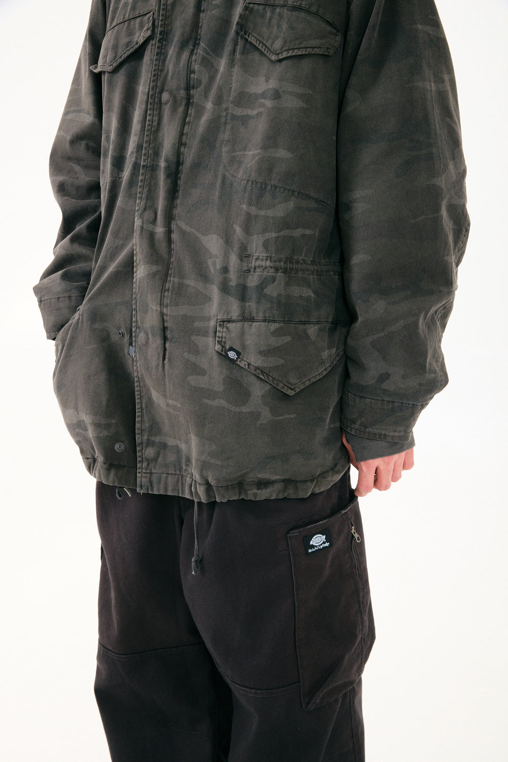 Hatchingroom - Field Parka Camo (Dyed Charcoal) product image 11 | TRAB K-Fashion Australia