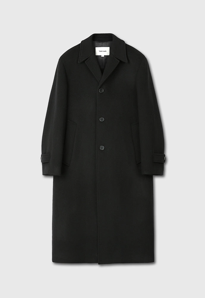 Tonywack - Cashmere Bal Collar Tailored Coat (Black) product image 7 | TRAB K-Fashion Australia